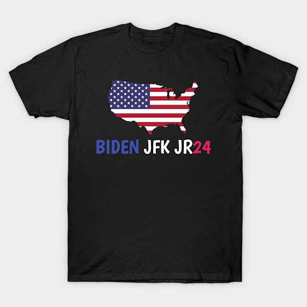 Biden Jfk Jr24 T-Shirt by Maan85Haitham